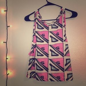 Hardly worn summer cropped tank top